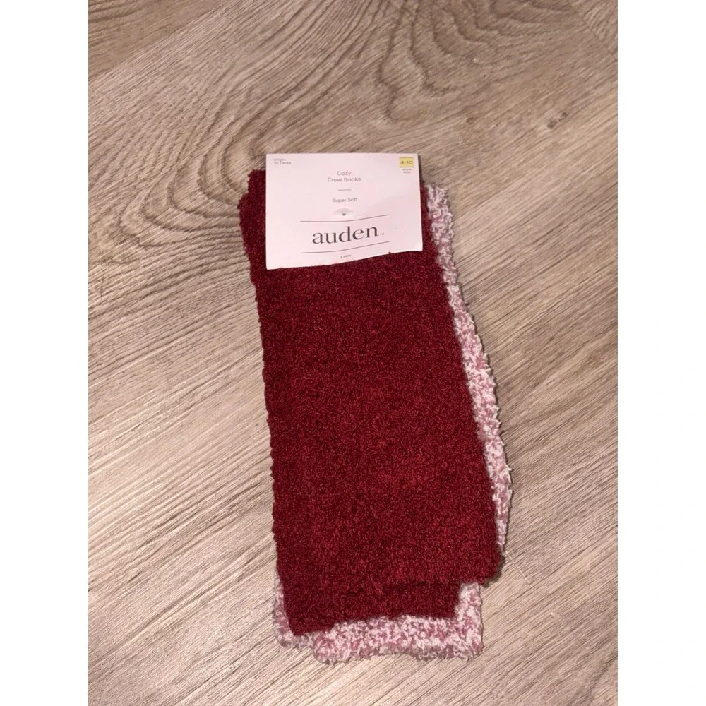 Auden Super Soft and Cozy Crew Sock 4-10 NEW in Packaging
